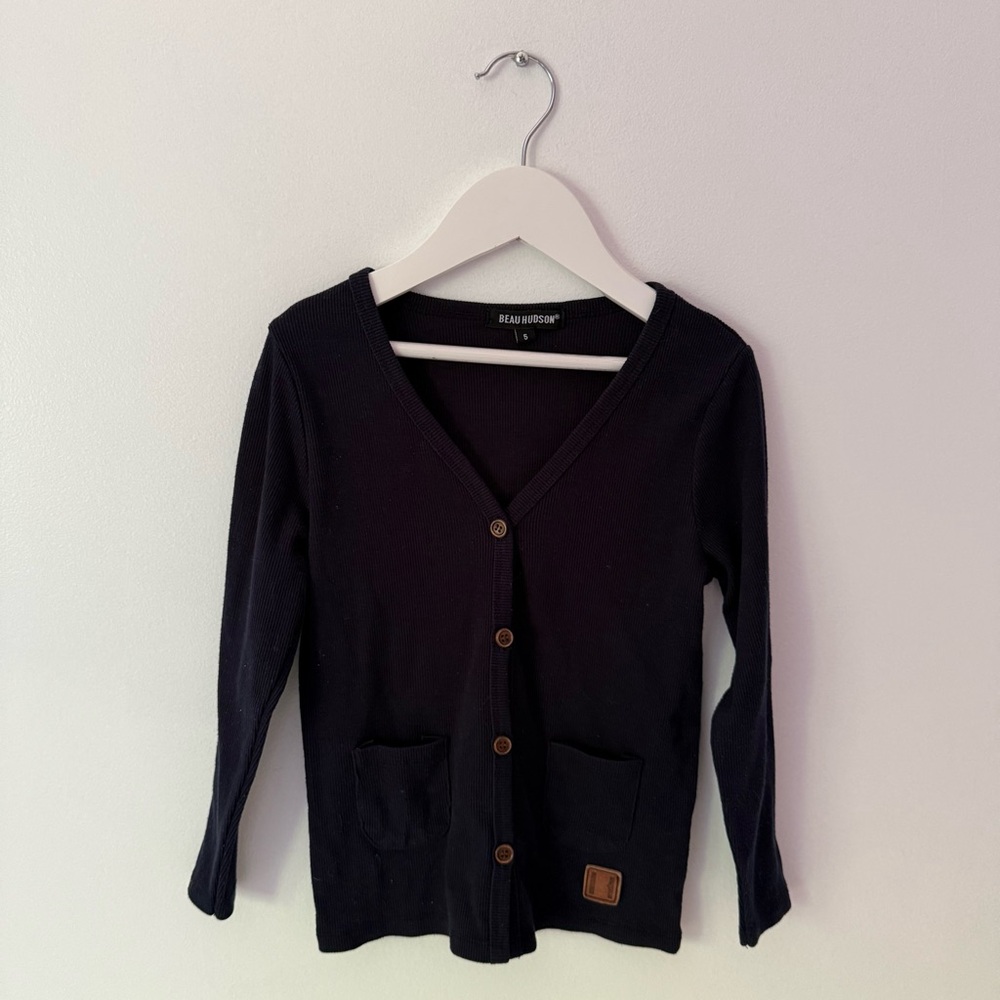Beau Hudson Navy Cardigan size 5